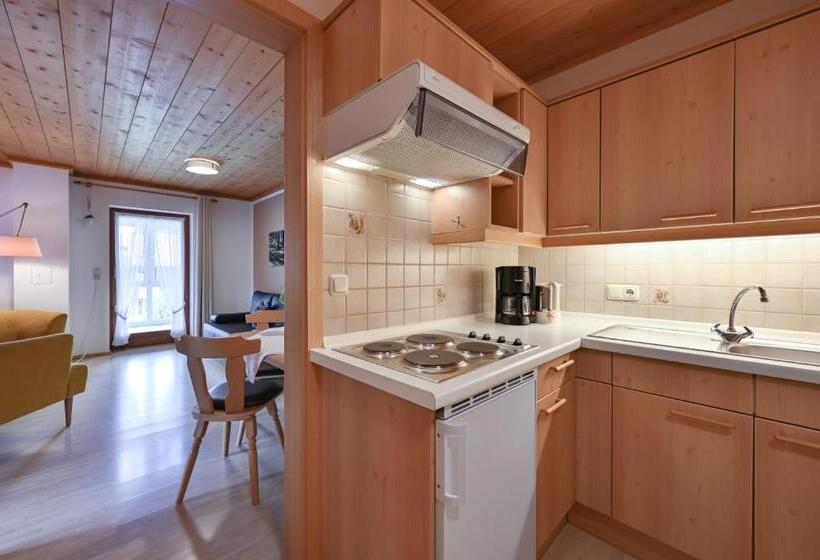 شقة غرفة نوم واحدة مزودة بشُرفة, Landhaus Grobert