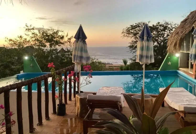 海の見える１ベッドルームアパートメント, Namasté Zipolite Suites