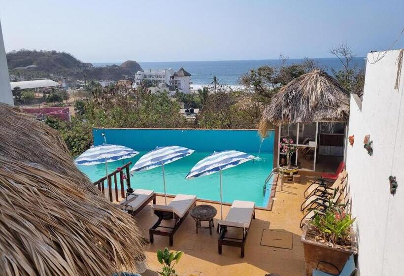 海の見える１ベッドルームアパートメント, Namasté Zipolite Suites