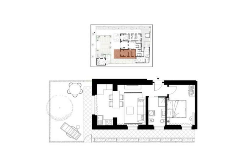 Апартаменты 1 Спальня, Elegance Riccione