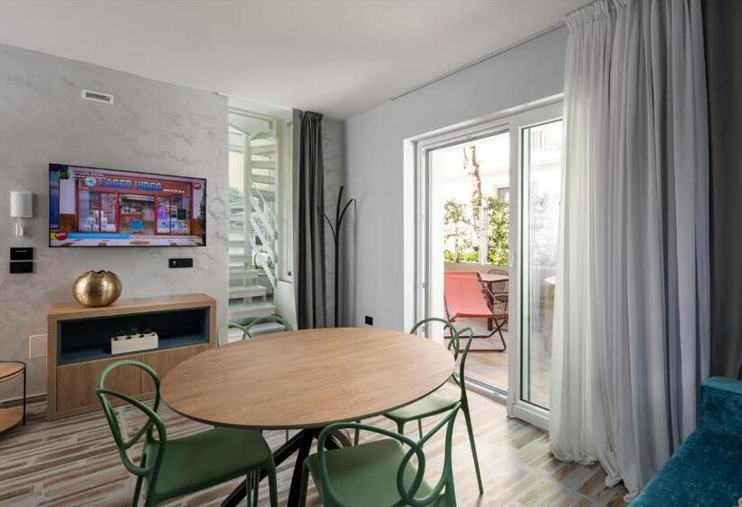 Апартаменты Дюплекс 1 Спальня, Elegance Riccione
