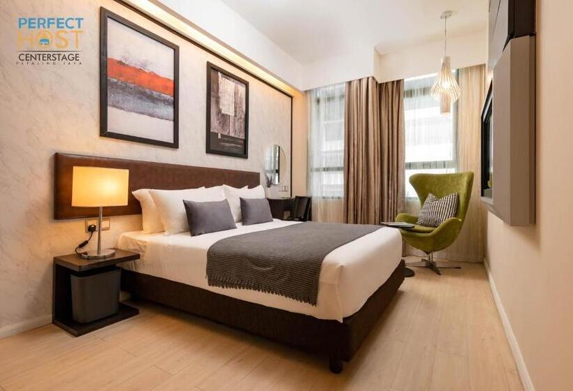 キングサイズベッドのデラックスルーム, Centrestage Petaling Jaya  Perfect Host