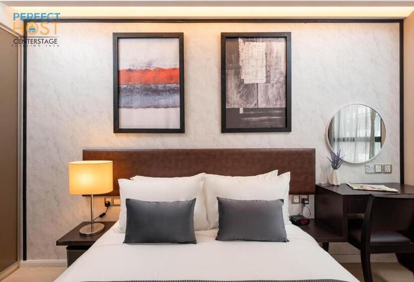 キングサイズベッドのデラックススイート, Centrestage Petaling Jaya  Perfect Host