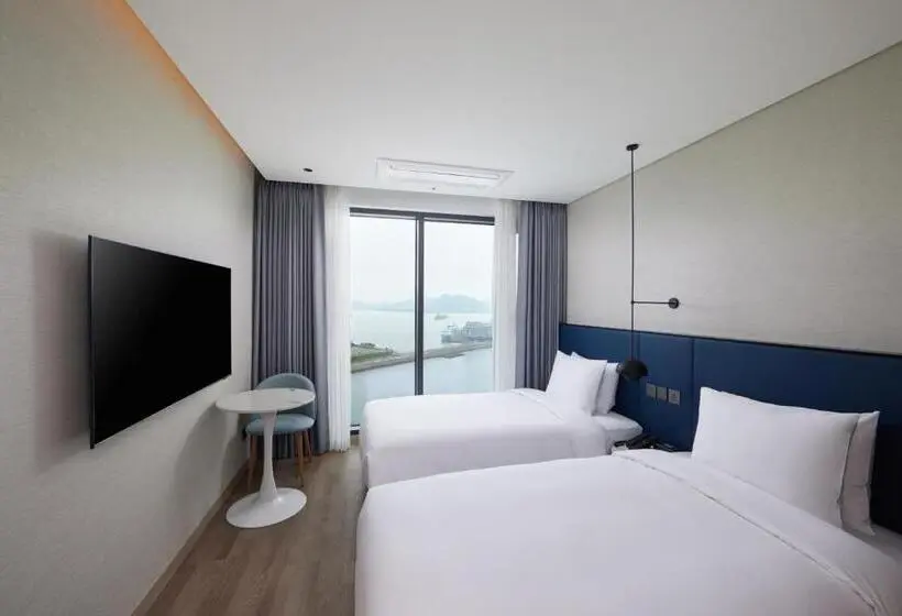 اتاق لوکس با چشم‌انداز دریا, Citadines Connect Hari Busan