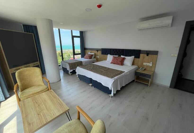 海景豪华三人间, Hann Otel