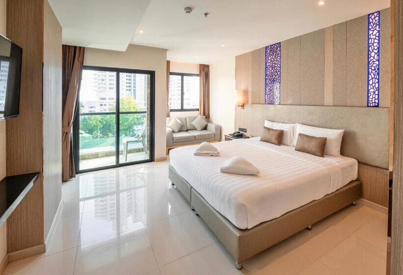 豪华家庭房间, The Tj Hotel Jomtien