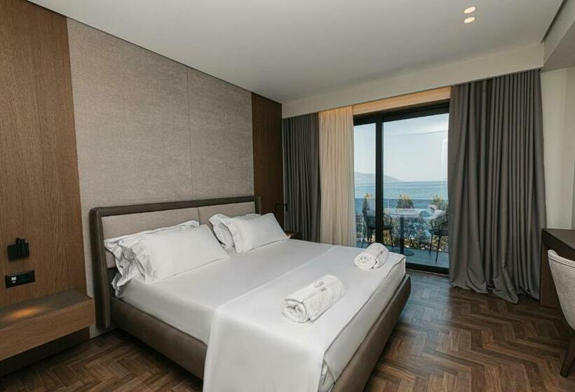 חדר דלוקס נוף לים, Mazarine Hotel, Vlorë, Albania