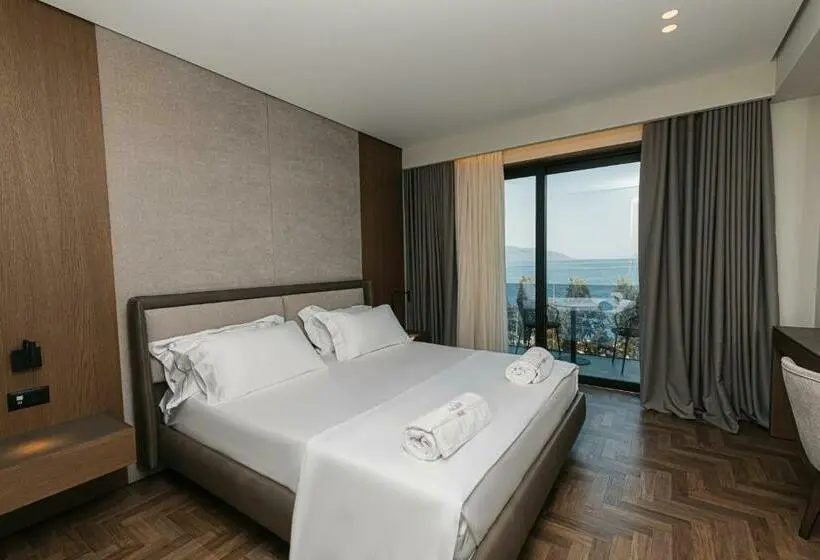 オーシャンビューデラックスルーム, Mazarine Hotel, Vlorë, Albania