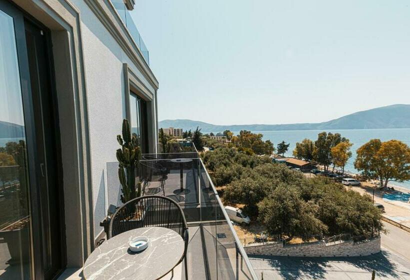 חדר דלוקס נוף לים, Mazarine Hotel, Vlorë, Albania