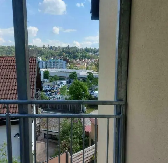 バスルーム共有のシングルスタンダード, Rooms & Apartments Schwäbisch Gmünd