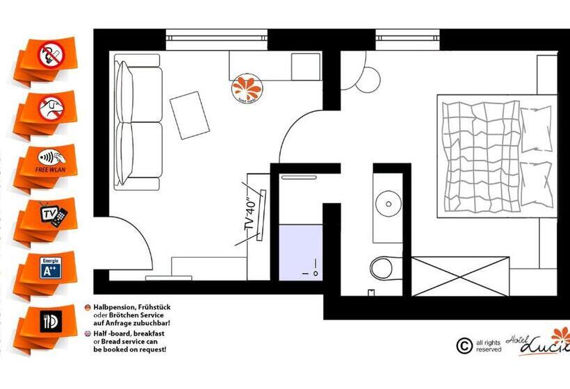 جناح, Lucia 3 Sterne Superior