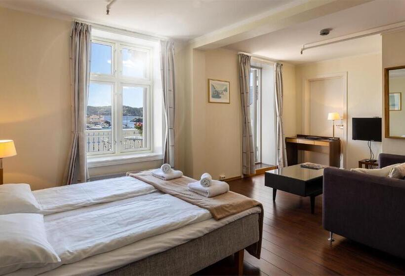 주니어 스위트 바다 전망, Victoria Hotel Kragerø