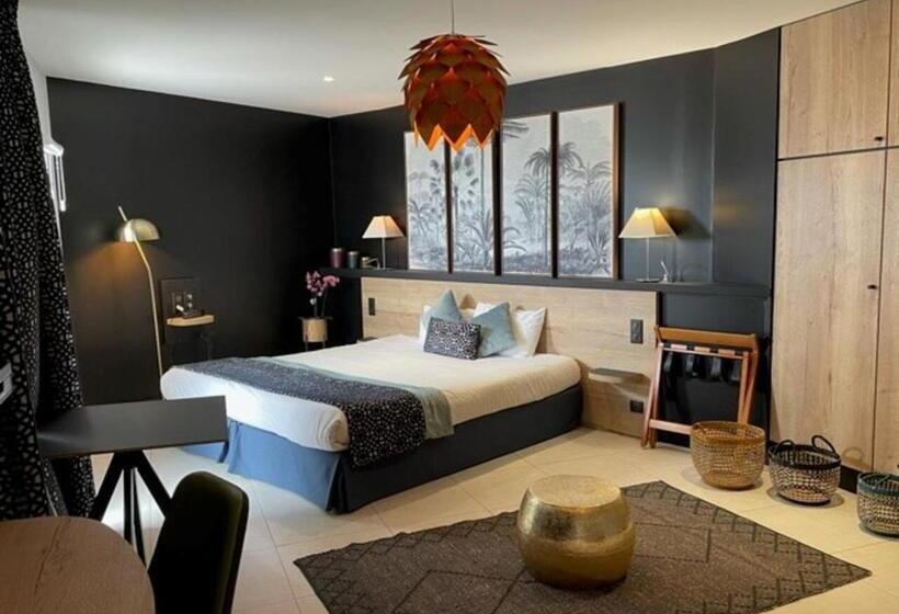 חדר משפחתי נוף לים, Les Sables Blancs