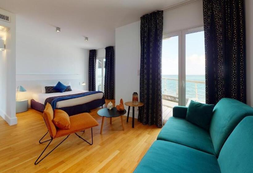 סוויטת ג'וניור נוף לים, Les Sables Blancs