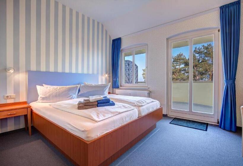 海景标准间带阳台, Villa Seeschloßchen