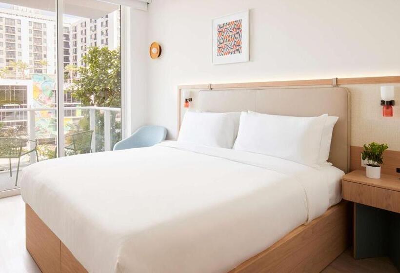 חדר סטנדרט עם מיטת קינג, Arlo Wynwood Miami