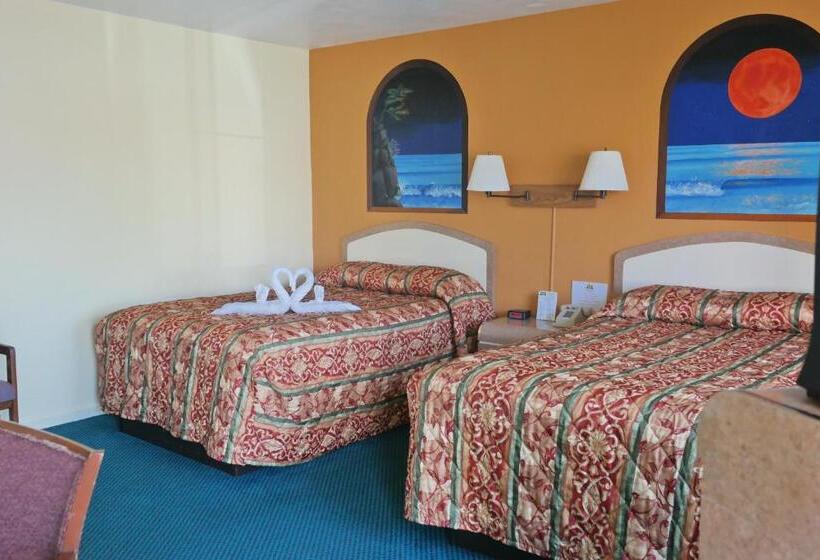 חדר סטנדרט שתי מיטות זוגיות, Super Inn Daytona Beach
