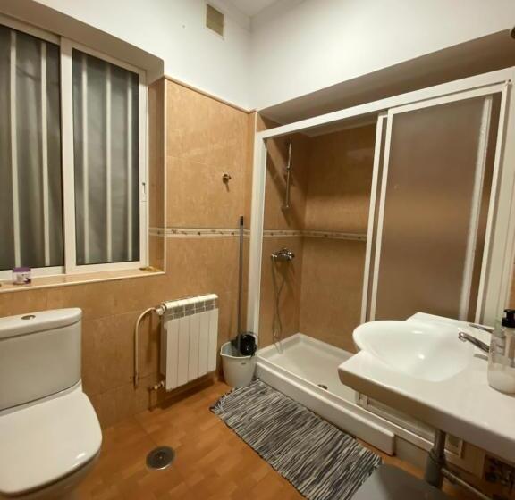 스탠다드 싱글 룸 공동욕실, Pensión Santa Clara