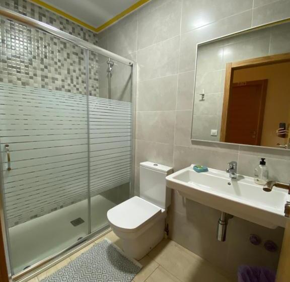 스탠다드 싱글 룸 공동욕실, Pensión Santa Clara