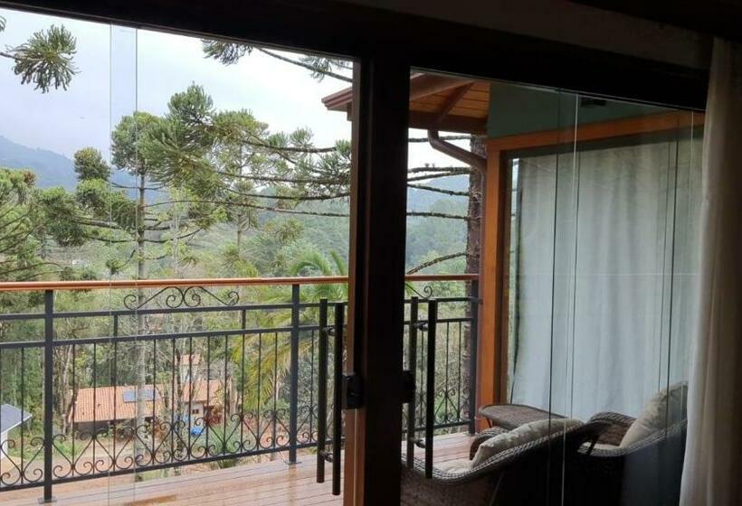 バルコニー付きデラックスルーム, Pousada Gressoney Mountain