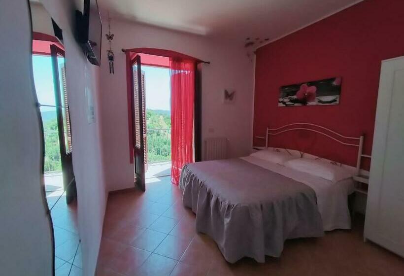 חדר סטנדרט נוף לים עם מרפסת, Agriturismo Raggio Di Sole Nonna Giovina