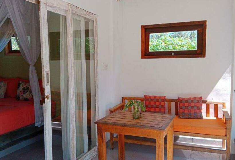 חדר סטנדרט עם מיטת קינג, Black Sand Hostel Amed