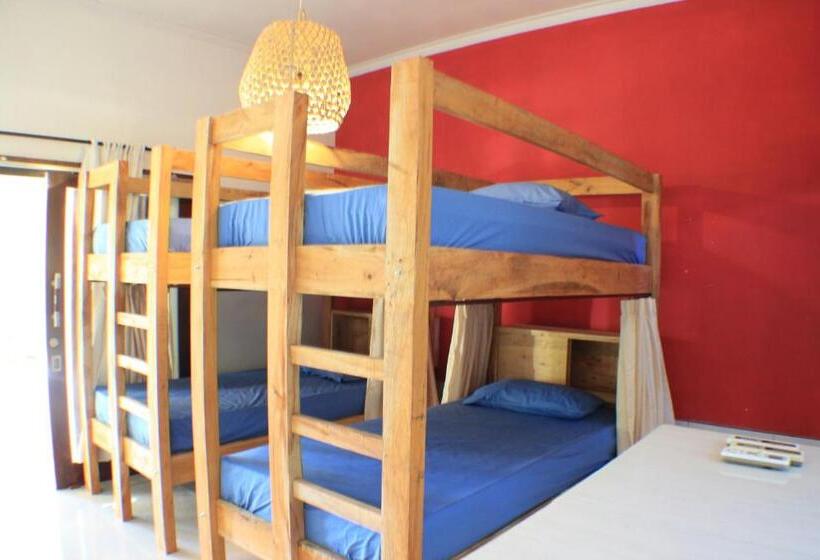 מיטה בחדר משותף, Black Sand Hostel Amed