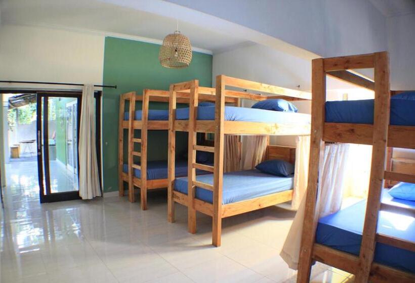 Кровать в Общей Комнате, Black Sand Hostel Amed