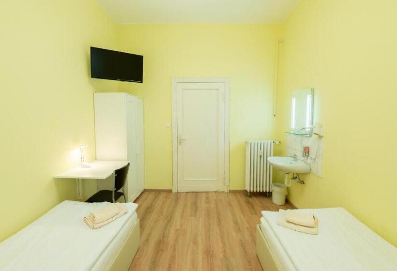 اتاق استاندارد با سرویس بهداشتی مشترک, Pension Dahlem