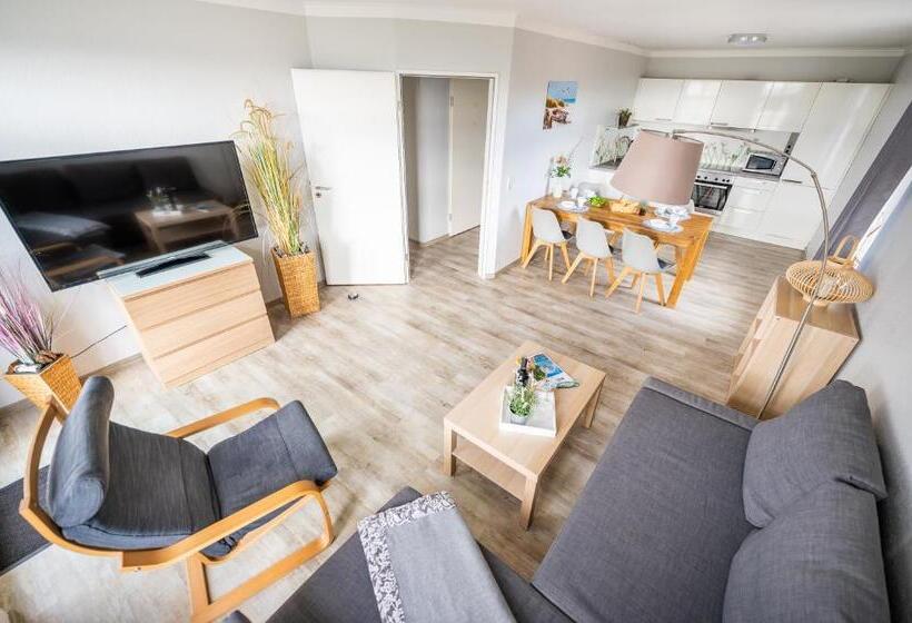 带1个卧室的带阳台的公寓, Haus Ferienglück Sauna Im Haus