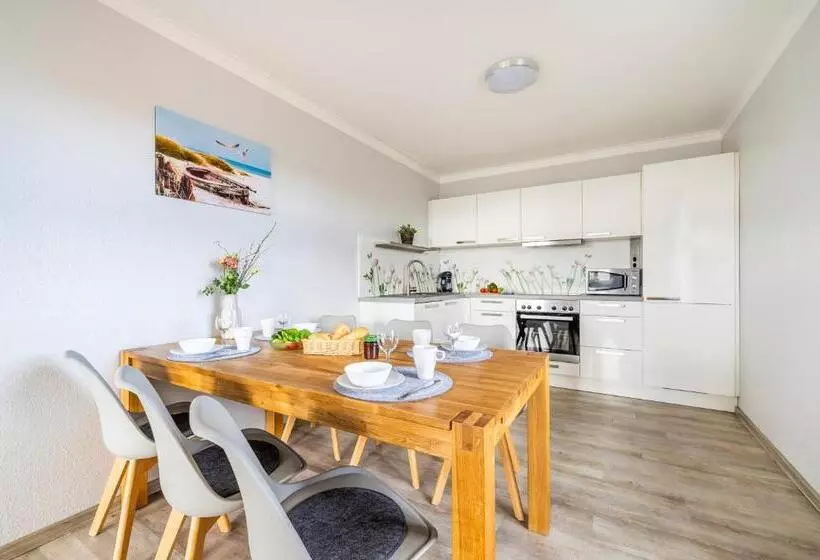 バルコニー付き１ベッドルームアパートメント, Haus Ferienglück Sauna Im Haus