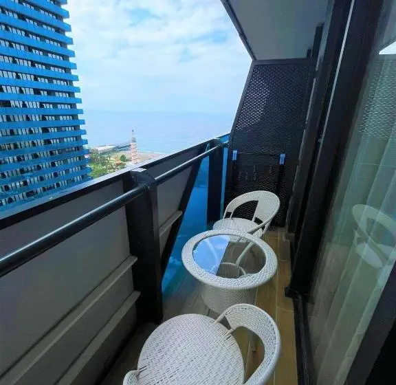 キングサイドベッドのスタンダードワンルーム, Sea View Aparthotel In Batumi