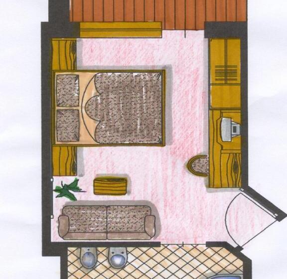 スタンダードルーム, Aktiv & Relax Hotel Hubertus