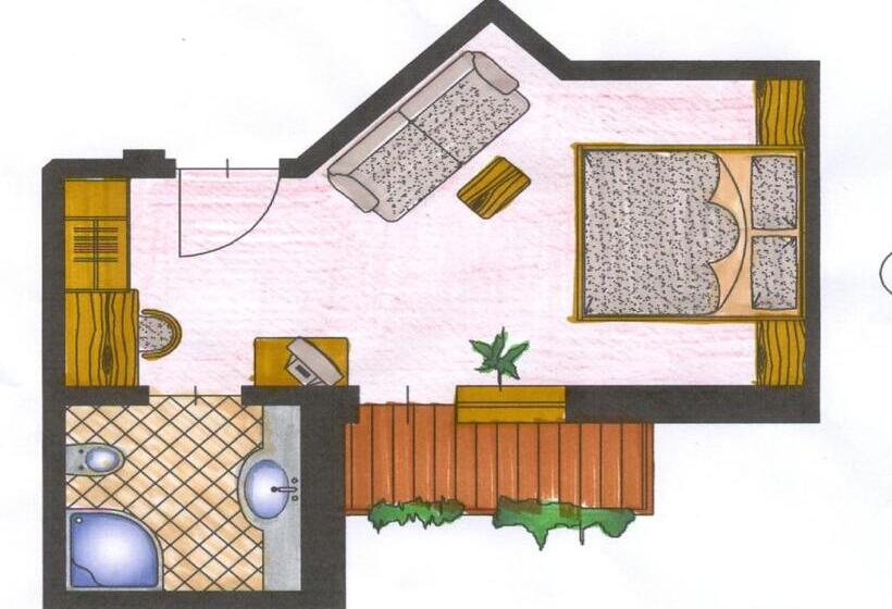 スタンダードトリプルルーム, Aktiv & Relax Hotel Hubertus