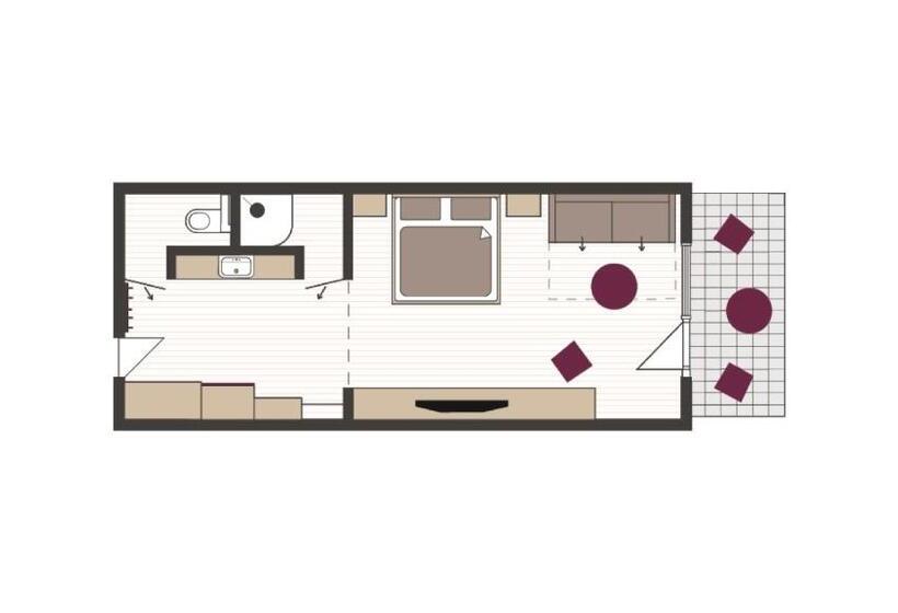 غرفة كومفورت, Paradies Pure Mountain Resort
