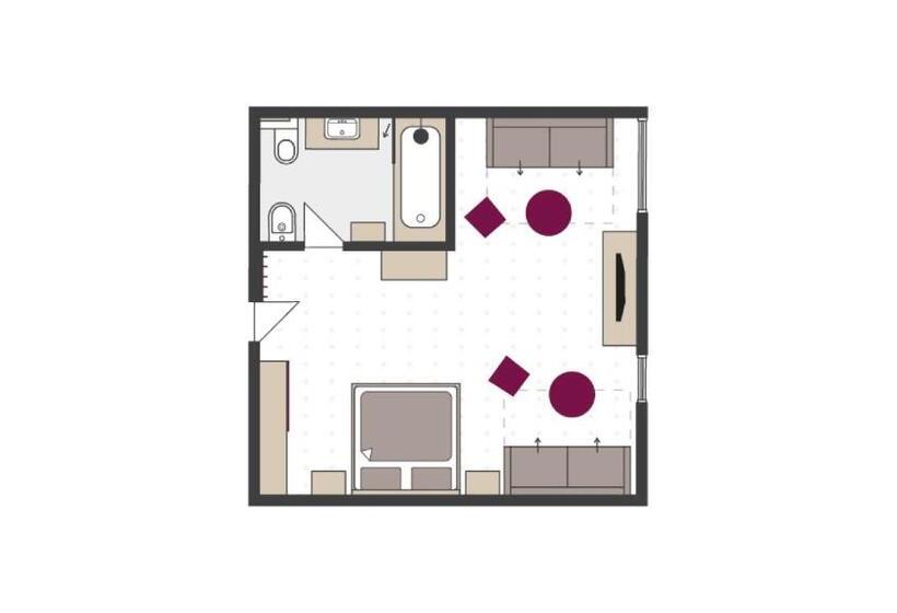 غرفة إقتصادية, Paradies Pure Mountain Resort