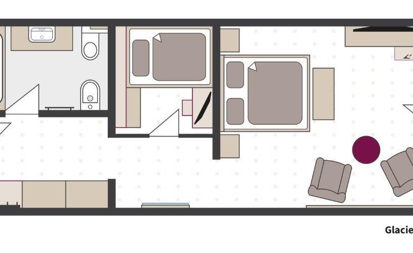 جناح مزوَّد بشرفة, Paradies Pure Mountain Resort