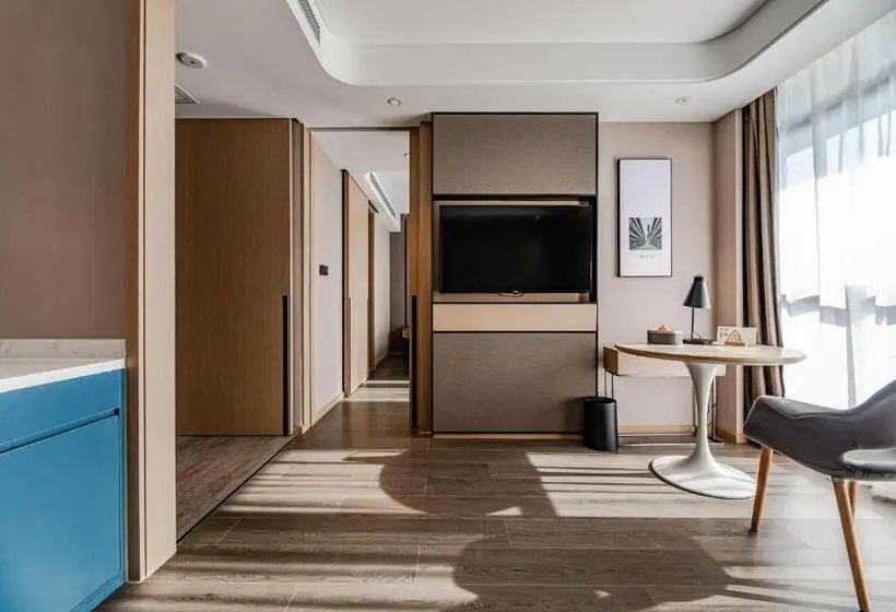 庭の見えるジュニアスイート, Atour S Hotel Shenzhen Longgang Zhonghaixing