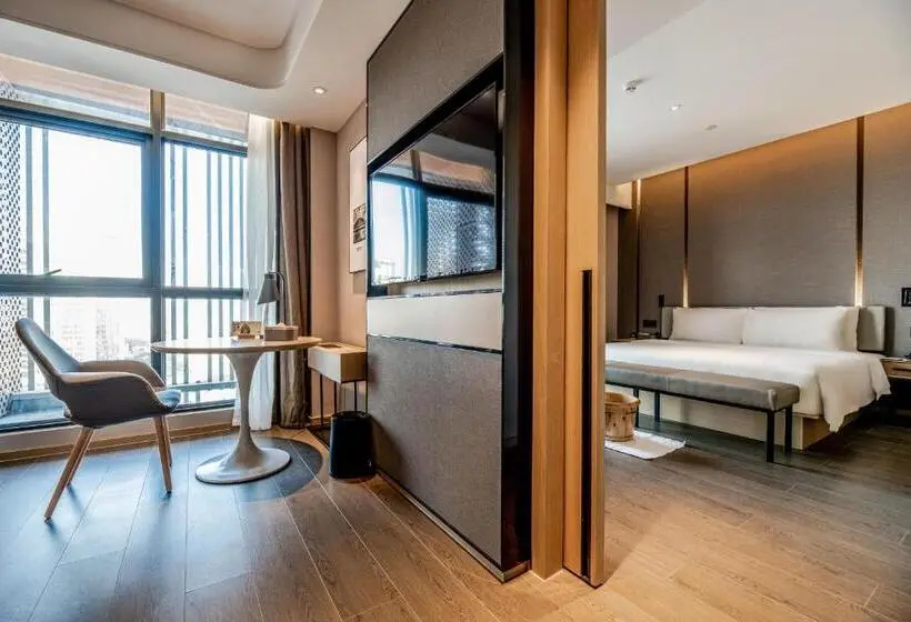 庭の見えるジュニアスイート, Atour S Hotel Shenzhen Longgang Zhonghaixing
