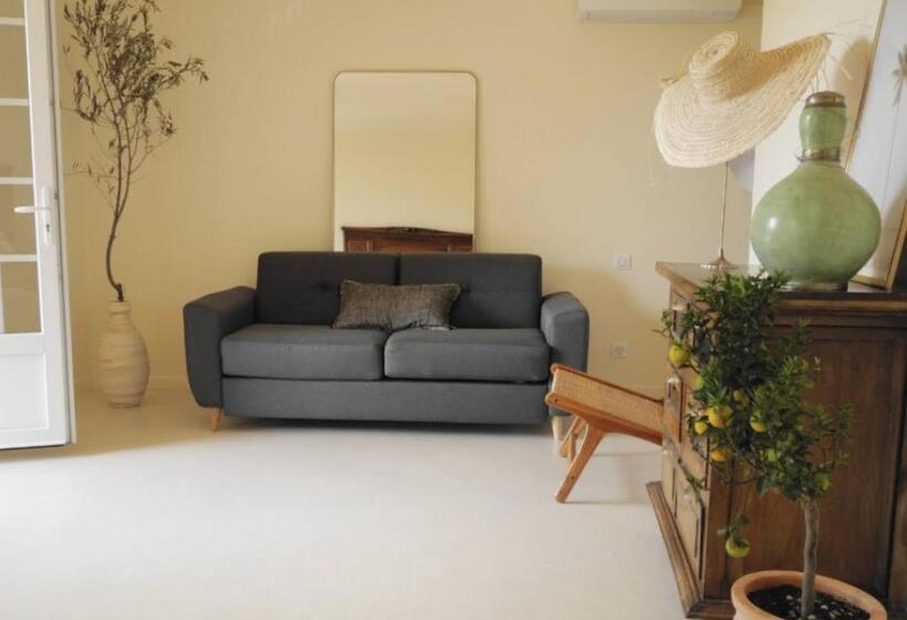 חדר משפחתי נוף לגינה, Maison D´hôtes Le Mas Des Vignes