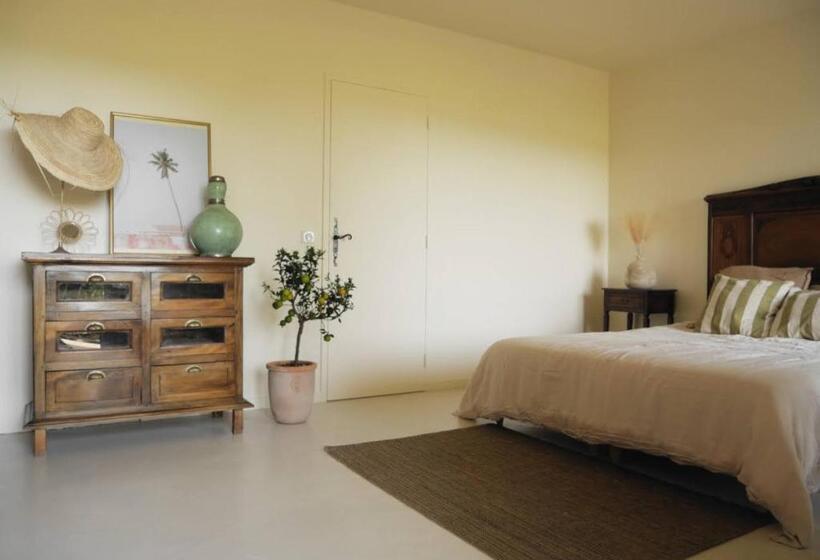 חדר משפחתי נוף לגינה, Maison D´hôtes Le Mas Des Vignes