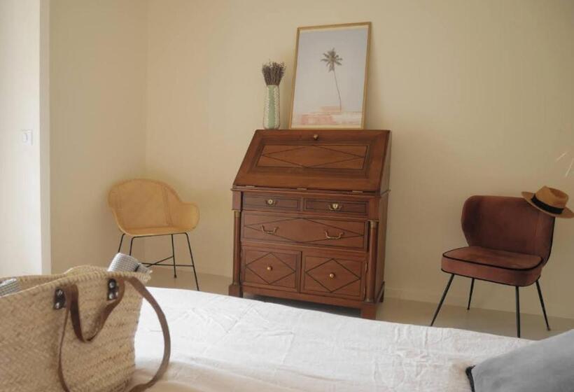 חדר סטנדרט עם מרפסת, Maison D´hôtes Le Mas Des Vignes