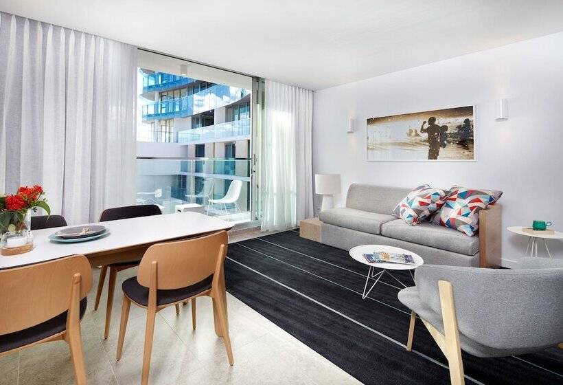 침실이 1개인 아파트 연결 중, Adina Apartment Hotel Bondi Beach Sydney