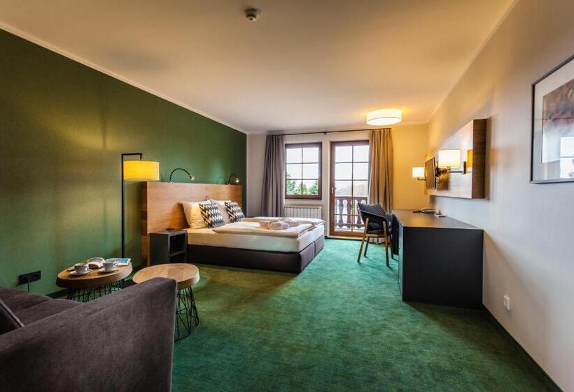 חדר סטנדרט עם מרפסת, Waldhotel Kreuztanne