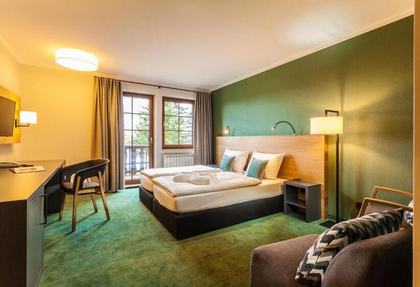 חדר סטנדרט עם מרפסת, Waldhotel Kreuztanne