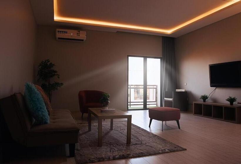 شقة غرفة نوم واحدة مزودة بشُرفة, فندق السليمانيه والرمال الزرقاء