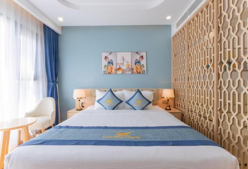اتاق خانوادگی با چشمانداز جانبی دریا, Canary Gold Hotel Quy Nhơn