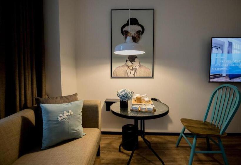 חדר סטנדרט, 银座精宿酒店(济南莱芜旅发印象城凤城西大街店)