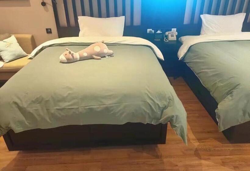 חדר דלוקס, 银座精宿酒店(济南莱芜旅发印象城凤城西大街店)