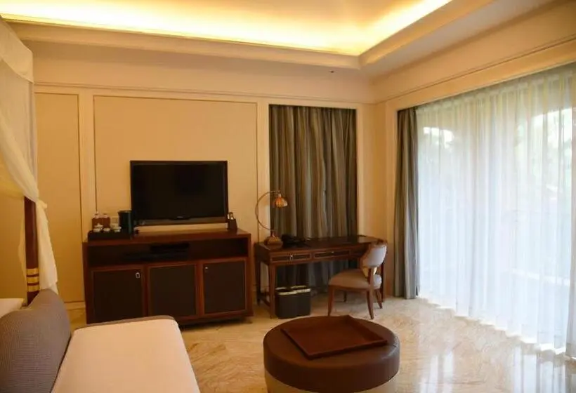 キングサイズベッドのデラックスルーム, Wanda Reign Resort & Villas Sanya Haitang Bay